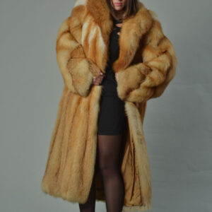 Red Fox 4/5 Full Length Fur Coat