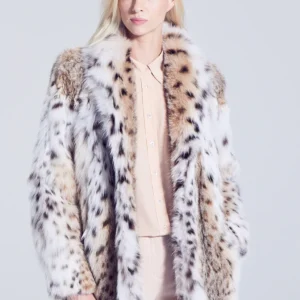 Luxury American Lynx Fur Jacket